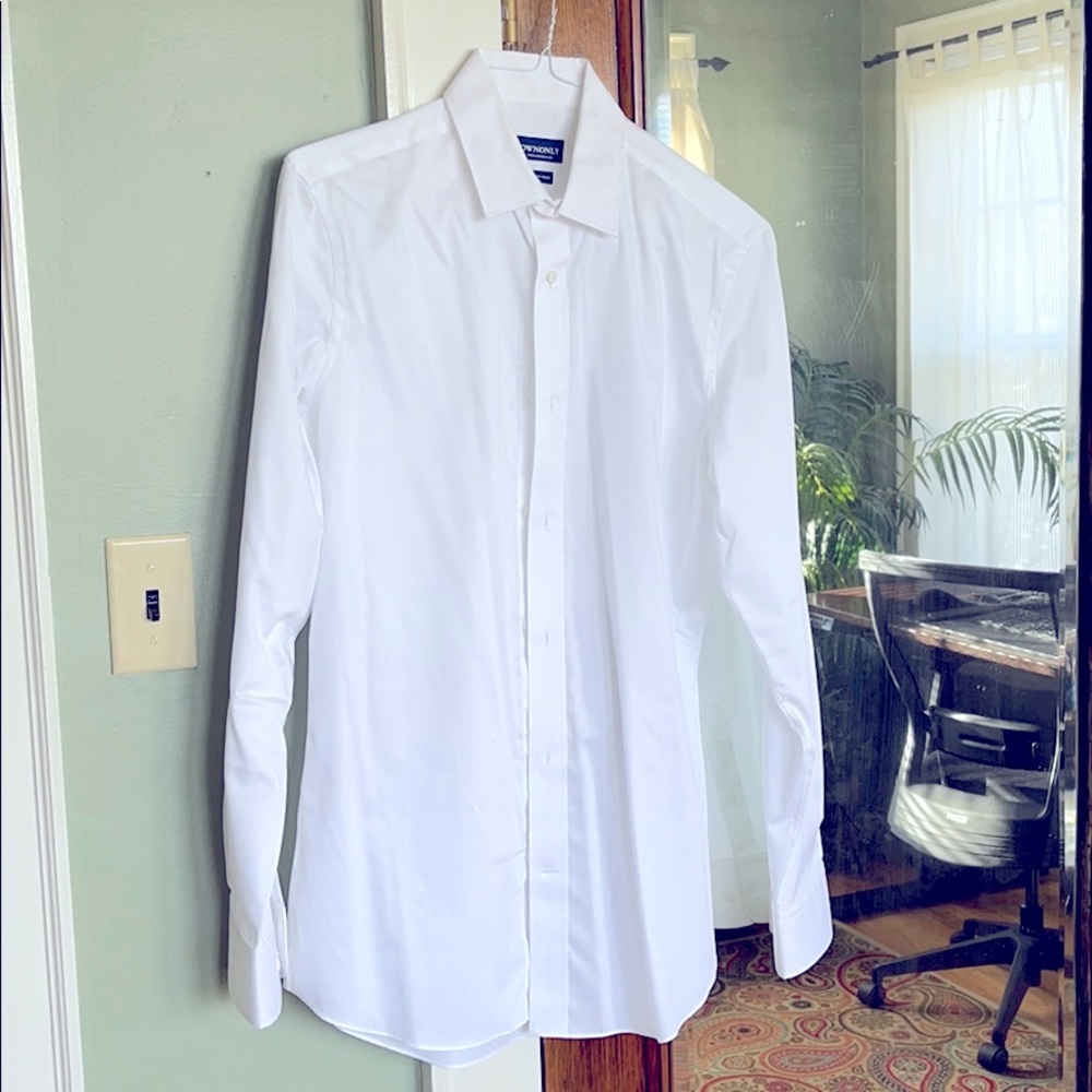 White Men’s Dress Shirt 15.5 | 34/35 Business Fit